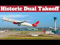 Historic Dual Takeoff Between Virgin Atlantic And British Airways As They Race Back To America Again