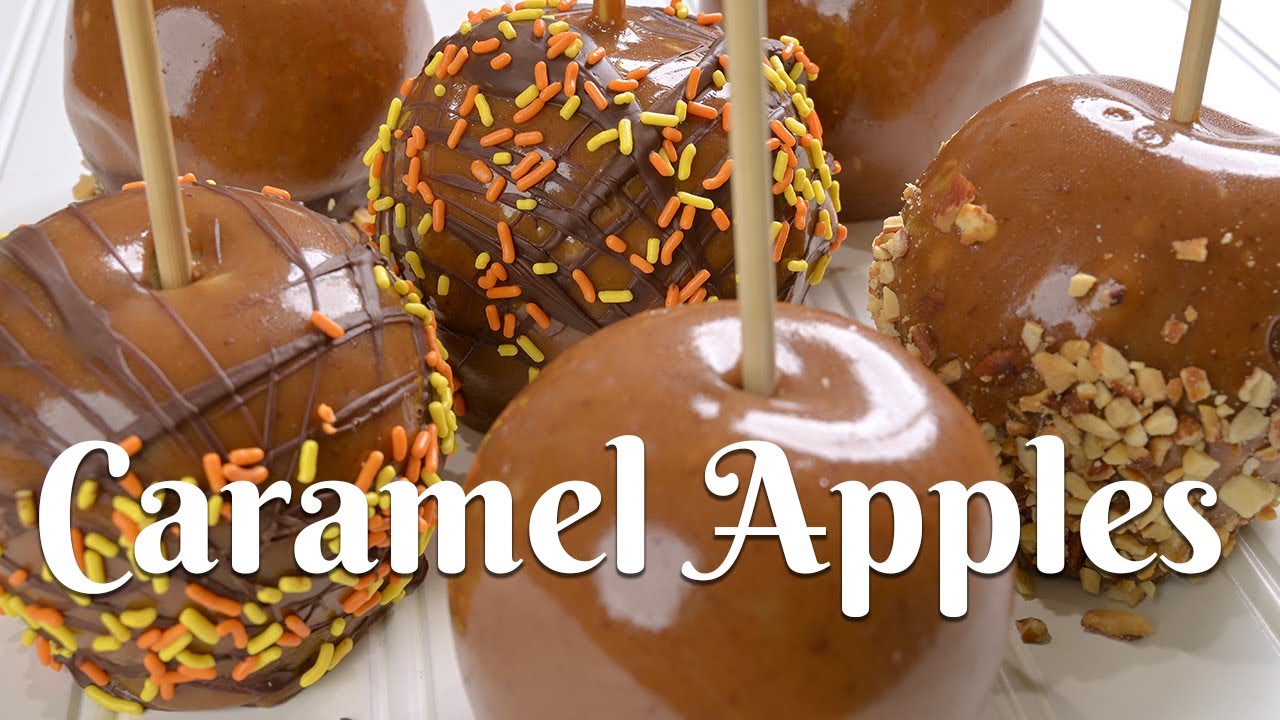 HOMEMADE CARAMEL APPLES: Easy Recipe For How To Make Caramel Apples ...