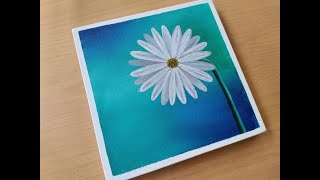 Flower Acrylic Painting Tutorial for Beginners