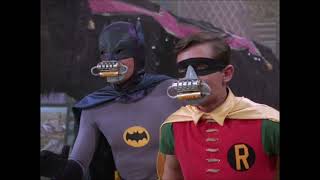 Batman, Robin, Riddler Fight 1