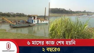 প্রকল্পের কাজ শেষ না হওয়ায় তিন দফা বন্যায় ডুবে সিলেটের নিম্নাঞ্চল | Sylhet | Independent TV