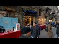 naples italy christmas markets 4k walk with captions