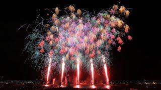 【4K30p】2019諏訪湖の花火（全国新作花火競技大会）【豪華絢爛100連発】－Suwa-lake All Japan new item fireworks Competition－