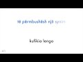 vitenzi 300 kusoma na kusikiliza kialbania kiswahili