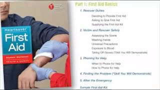 Heartsaver First Aid Online Course Demonstration