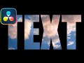 How to add VIDEO inside TEXT | Davinci Resolve Tutorial
