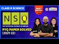 Class 8 NSO Sample Paper | SOF National Science Olympiad Previous Year Question Paper Solved 2021-22