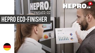 HEPRO LAUNDRY EQUIPMENT AG, Kerzers - Ecofinisher EF 1-E - deutsch