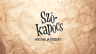 Szókapocs társasjáték bemutató