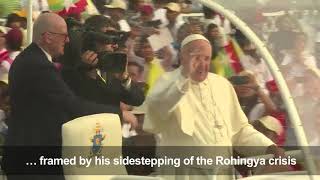 Pope holds landmark mass for Myanmar Catholics