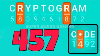 CRYPTOGRAM 457