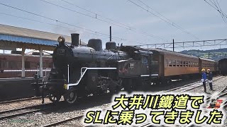 大井川鉄道でSLに乗ってきました【静岡 大井川鐵道】蒸気機関車の旅