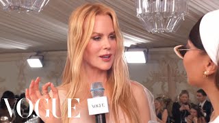 Nicole Kidman on Wearing Her Chanel N°5 Dress 25 Years Later | Met Gala 2023 With  | Vogue