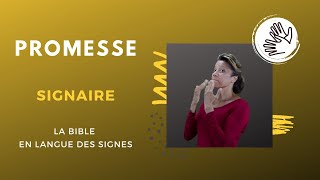 PROMESSE  en langue des signes