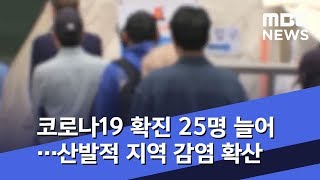 코로나19 확진 25명 늘어…산발적 지역 감염 확산 (2020.05.24/12MBC뉴스)