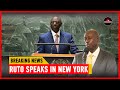 ! DON'T CARE, PRESIDENT RUTO BREAKS THE SILENCE IN NEW YORK WHILE GACHAGUA IS CRYING IN KENYA