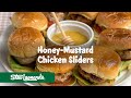 Honey-Mustard Chicken Sliders | Chicken Burgers