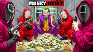 PARKOUR VS MONEY HEIST || JOKER SURVIVES and ESCAPES Failure in the SQUID GAME Challenge!