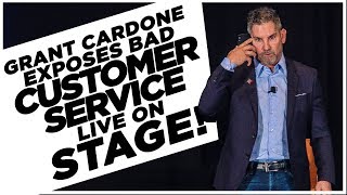 Grant Cardone Exposes Bad Customer Service Live On Stage