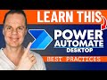 Power Automate Desktop: Best Practices for Advanced Users