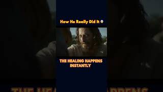 How JESUS REALLY healed the Leper 😱 #shorts #youtube #jesus #fypシ  #bible