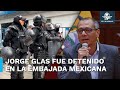 Trasladan al exvicepresidente Jorge Glas a una cárcel en Guayaquil