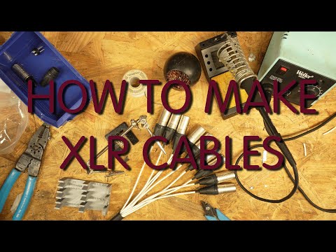 How to SOLDER XLR cables and snakes! HIGH END cables on the cheap.