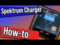 How to set up and use a Spektrum charger.