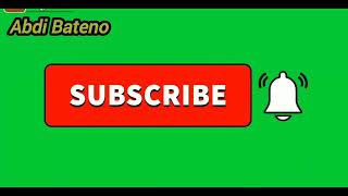 Subscribe Button Green | Green Screen Subscribe Button | Youtube Subscribe Button - @AbdiBateno