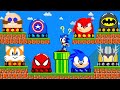 Can Sonic Press The Ultimate Switch All SONIC - SUPER HEROES Characters? | Game Animation