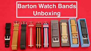 Barton Watch Bands - Unboxing \u0026 initial thoughts