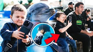 Hasbulla freaks out at SeaWorld!