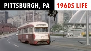 Pittsburgh 1960s Beautiful Skyline and Neighborhoods [Historic Film]