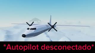 Uruguayan Air Force Flight 571 - CVR \u0026 Crash Animation Roblox