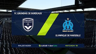 FIFA 22 | FC Girondins De Bordeaux vs Olympique De Marseille - Ligue 1 Uber Eats | Gameplay