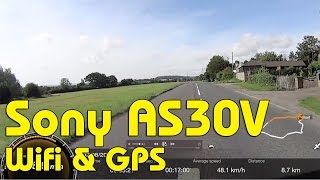 WiFi and GPS on the Sony AS30V Action Cam