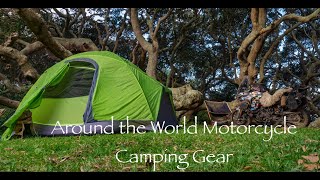 Around the World Motorcycle Camping Gear