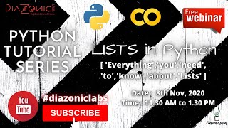 Everything you need to know about Lists - Python Tutorial Series