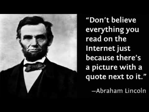 Should you believe everything you read on the Internet?