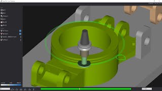 [원캐드캠] 6.고객지원_모터하우징_2D가공_T커터 측면 홈가공 방법 (OneCNC Slot Machining)