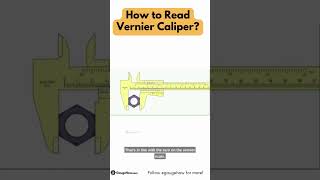 Easy Way to Read Vernier Caliper 👍 #engineering