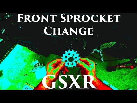How to Change Front Sprocket Suzuki GSXR How to Change Front Sprocket Suzuki GSXR