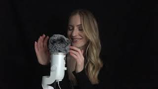 ASMR HAND SOUNDS & MIC BRUSHING | Up-Close Whisper