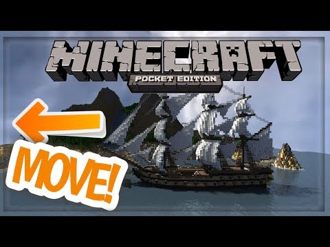 MCPE: How to make a movable pirate ship | command block MCPE: How to make a movable pirate ship | command block