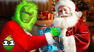 EL GRINCH ROBA A SANTA CLAUS LOS REGALOS DE NAVIDAD!