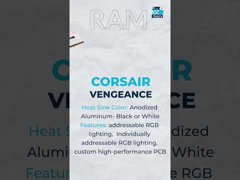 CORSAIR VENGEANCE RGB RS 8GB DDR4 3600MHz RAM