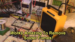 POWERFUL Solder Smoke Absorber Remover Fume Extractor Noevsbig Brand  REVIEW