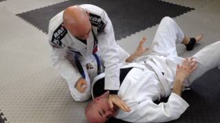 BJJ: Crossface with your shoulder to keep Side Control