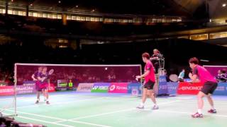 Nice Angle Badminton Hiroyuki Endo / Kenichi Hayakawa (JPN) VS Kim Gi Jung / Kim Sa Rang (