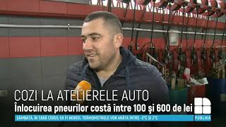 Aglomeraţie mare la atelierele auto din Capitală.